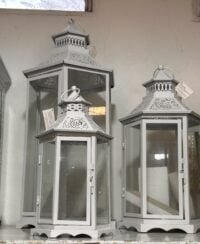 Set x2 faroles blanco linea 2